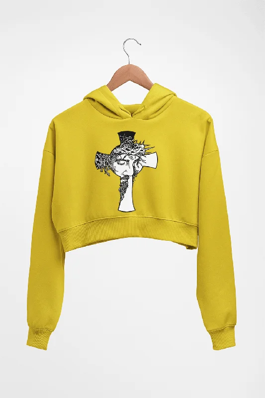 Jesus Crop HOODIE FOR WOMEN