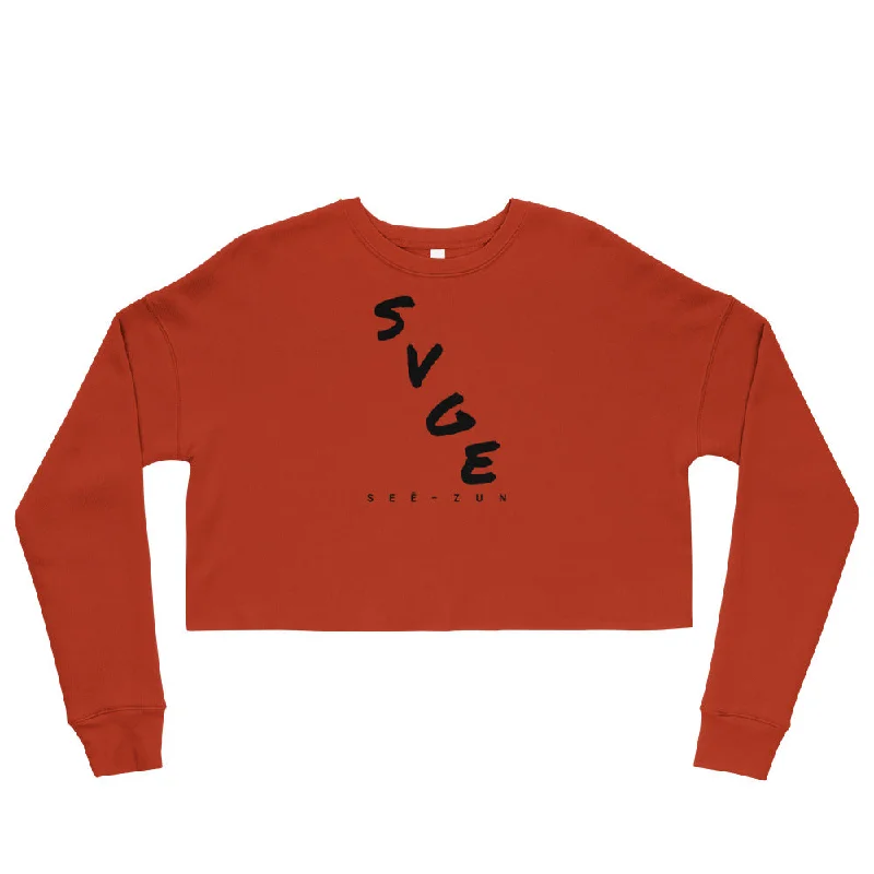 SVGE Collection Brick Crop Sweatshirt