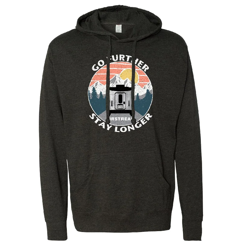 Airstream Basecamp Go Further. Stay Longer. Lightweight Hoodie