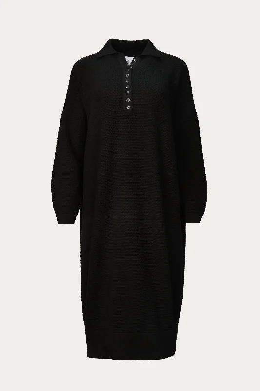 Polo Dress In Black