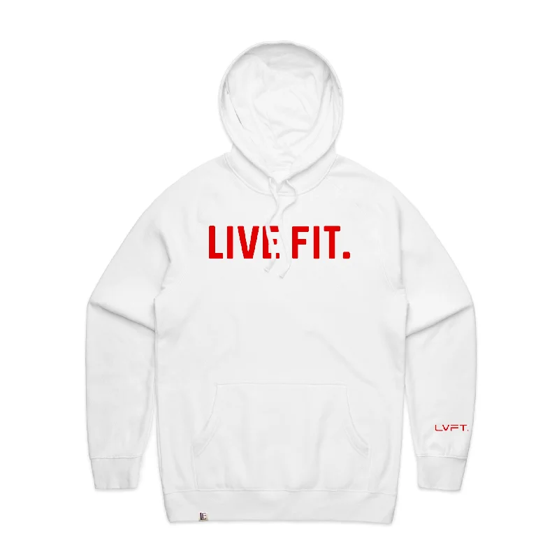 Classic Live Fit Hoodie - White