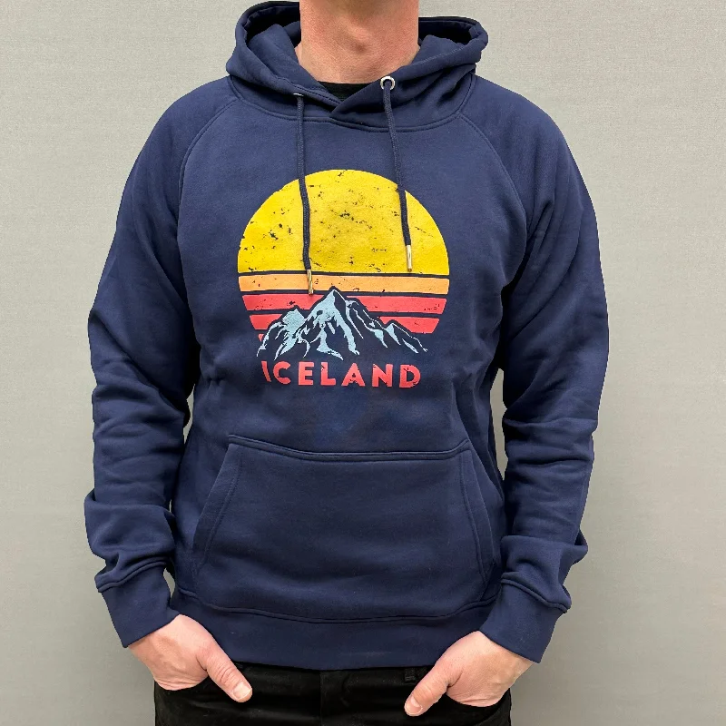 Unisex Hoody - Iceland Sun - Navy