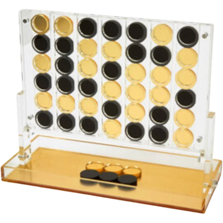 LUCITE CONNECT 4 GAME SET