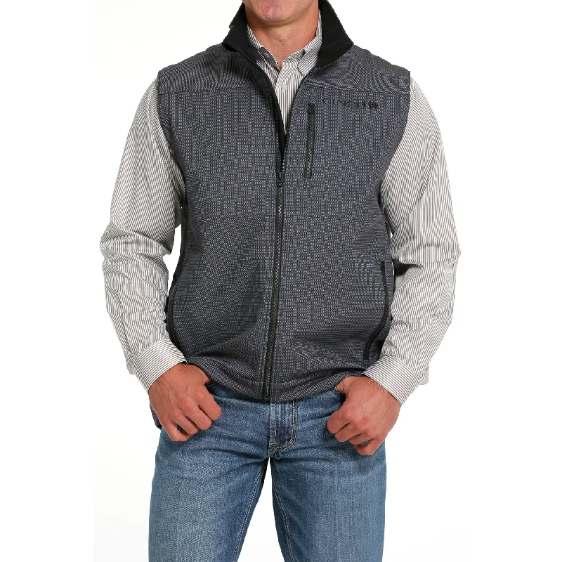 Cinch Men's Charcoal Bonded Vest MWV1515018