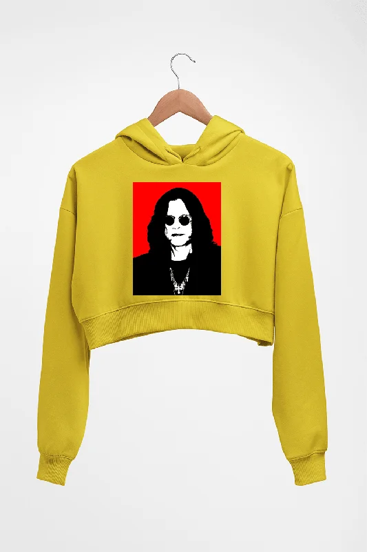 Ozzy Osbourne Crop HOODIE FOR WOMEN