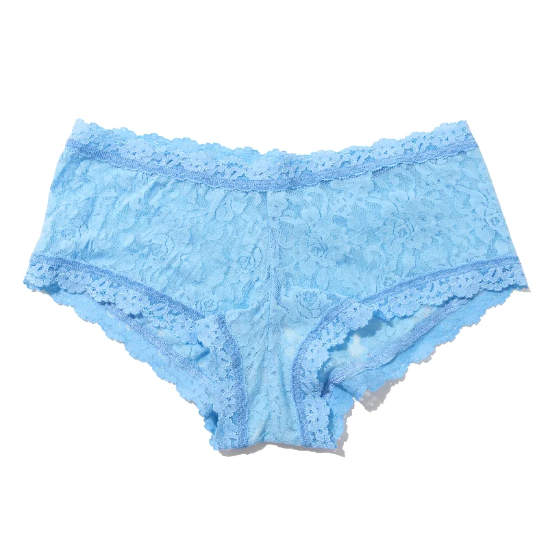 Signature Lace Boyshort | Partly Cloudy (Blue)