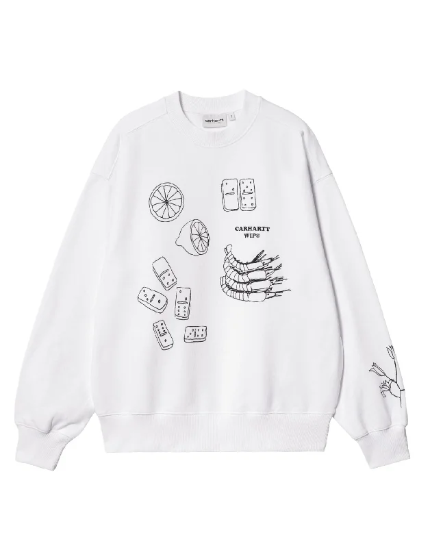 Sweatshirt woman I033252 00A.XX white CARHARTT WIP