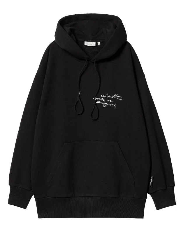 Sweatshirt woman I033688 89XX BLACK CARHARTT WIP