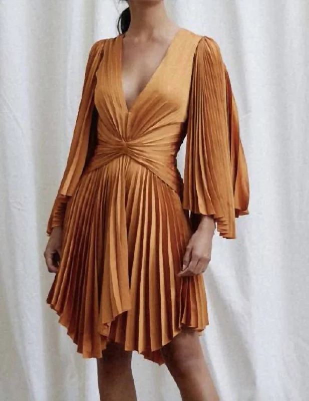 Addison Dress In Turmeric