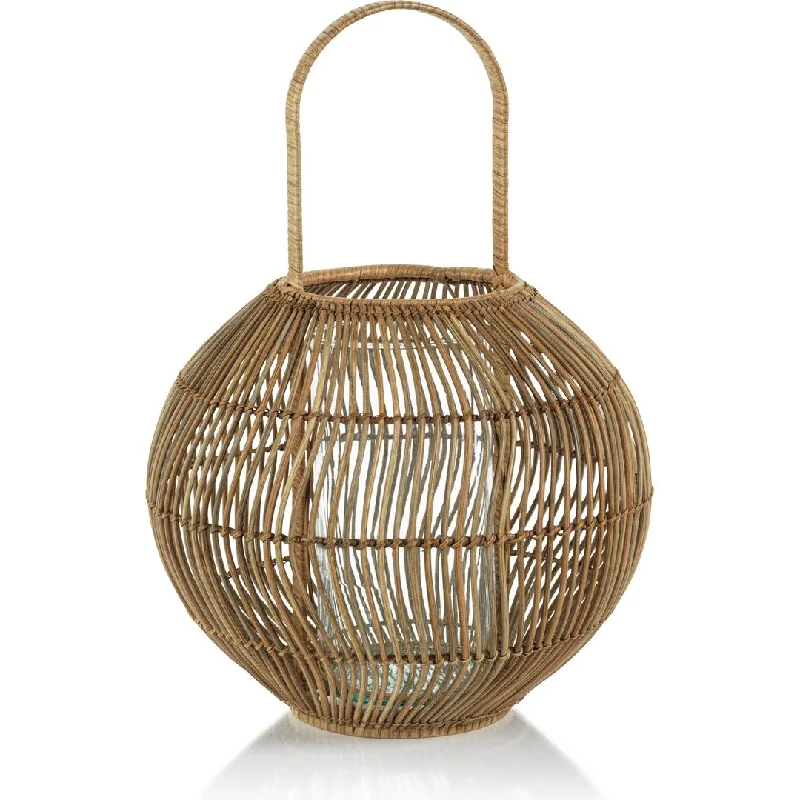 Teramo Rattan Woven Decorative Lantern