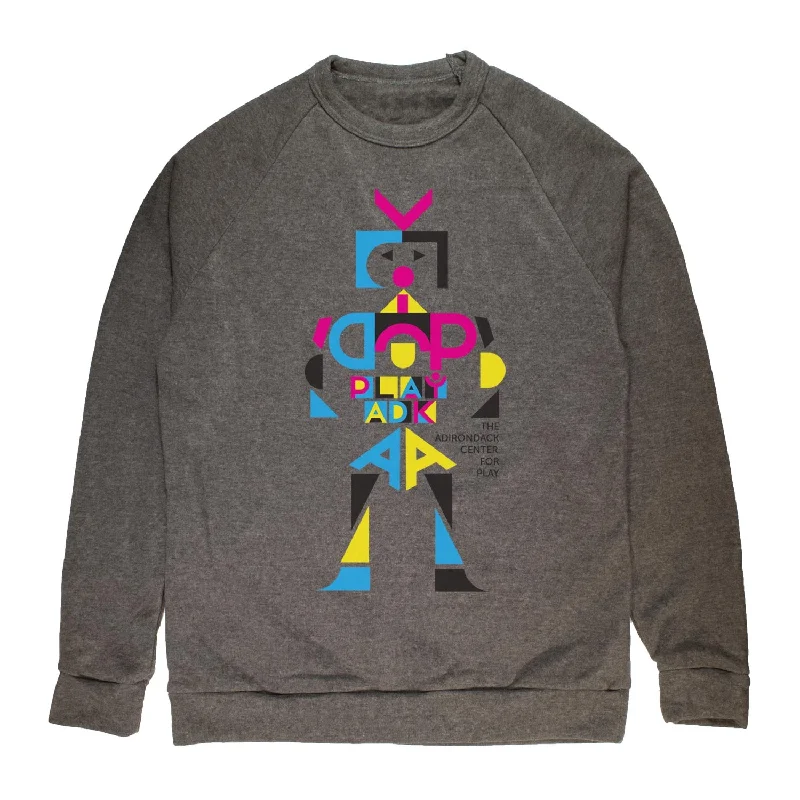 Unisex Play ADK Robot Fleece Crewneck Sweatshirt