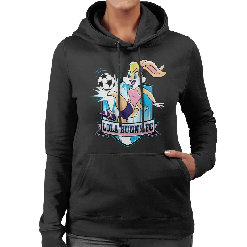 Looney Tunes Football Lola Bunny FC Women's Hooded Sweatshirt