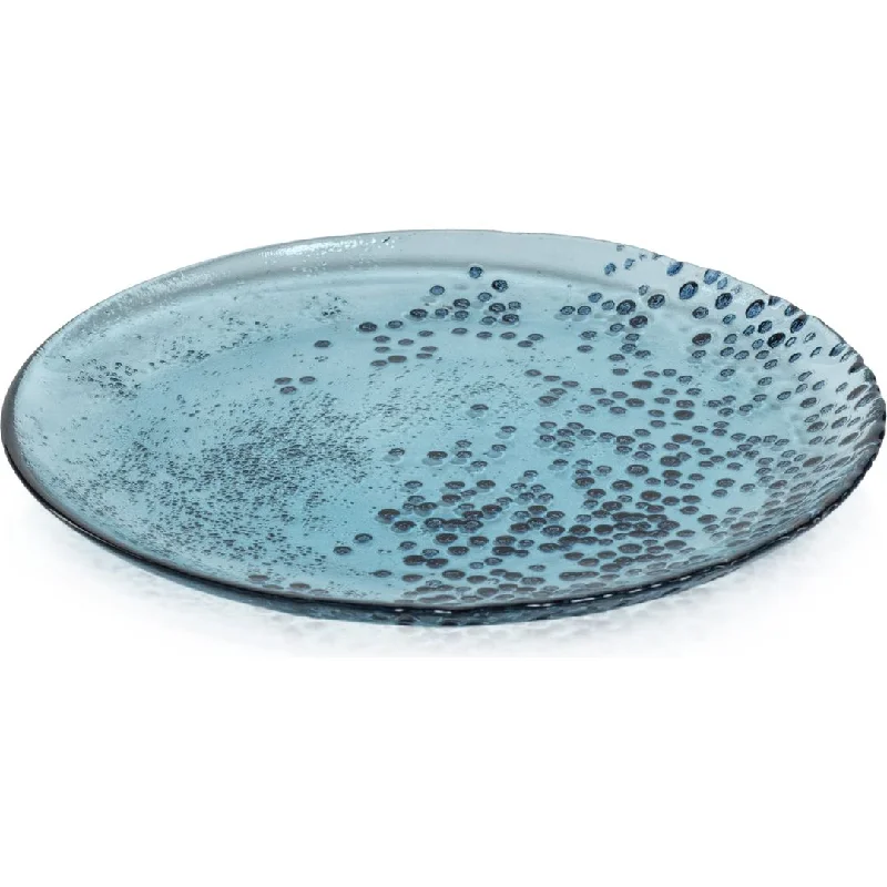 Hoku 8.25" Dotted Glass Plates, Set of 6