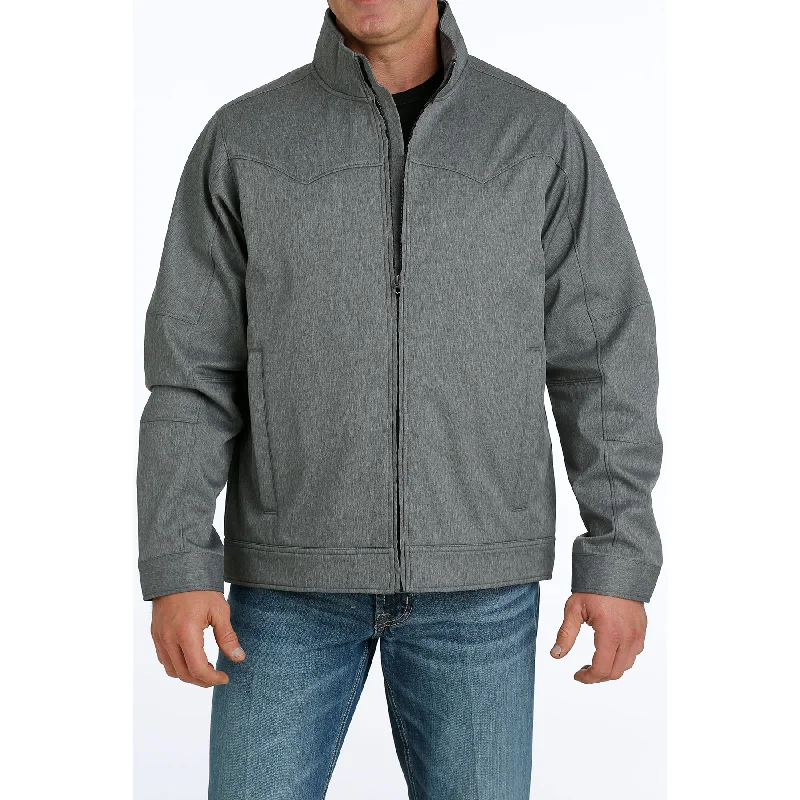 Cinch Men's Heather Grey Conceal Carry Bonded Jacket MWJ1589001