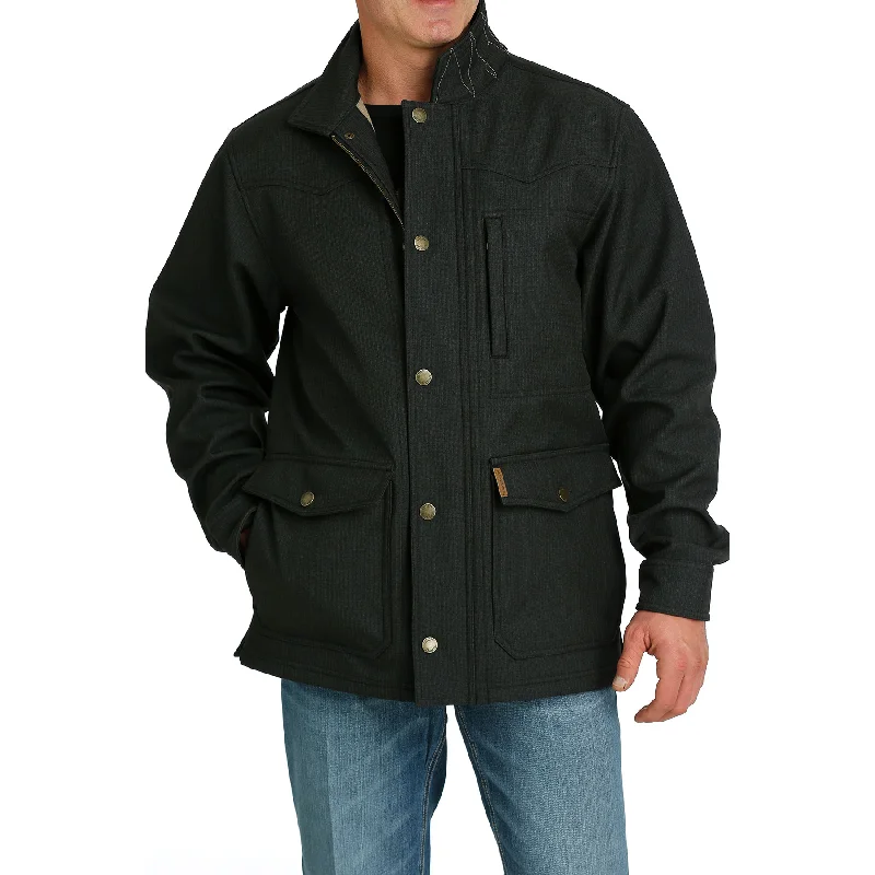 Cinch Men's Charcoal Full Zip 3/4 Length Bonded Ranch Jacket MWJ1594001