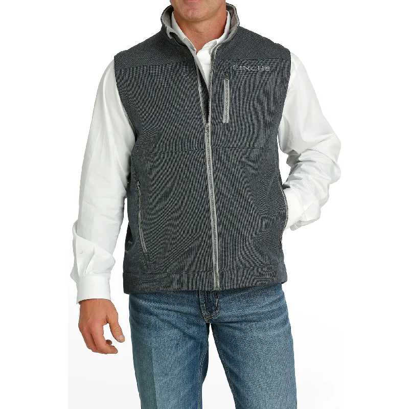 Cinch Men's Heather Navy Bonded Vest MWV1515017