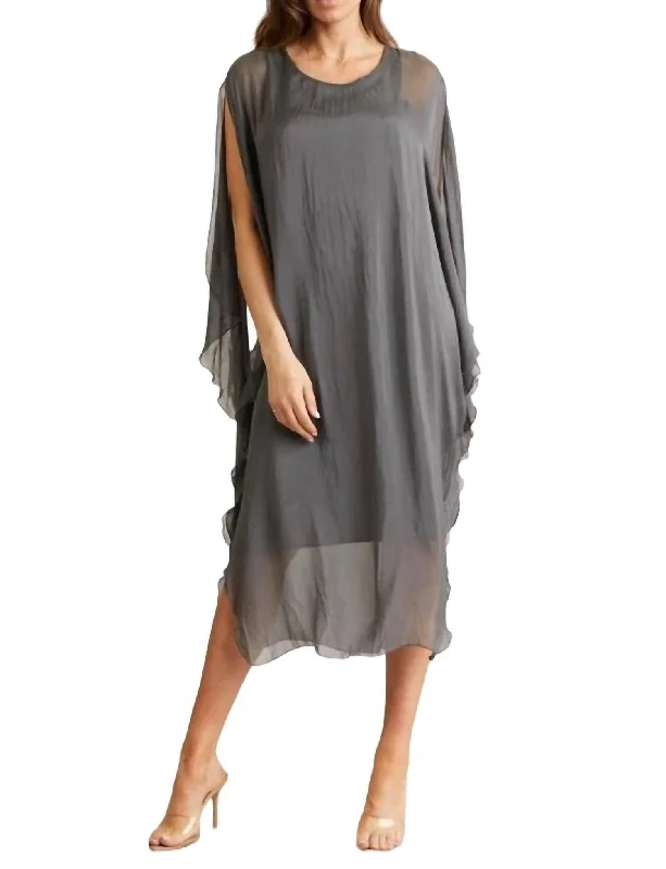 Sharra Dress In Charcoal