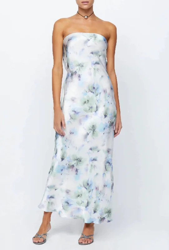 Moondance Dress In Watercolor Floral