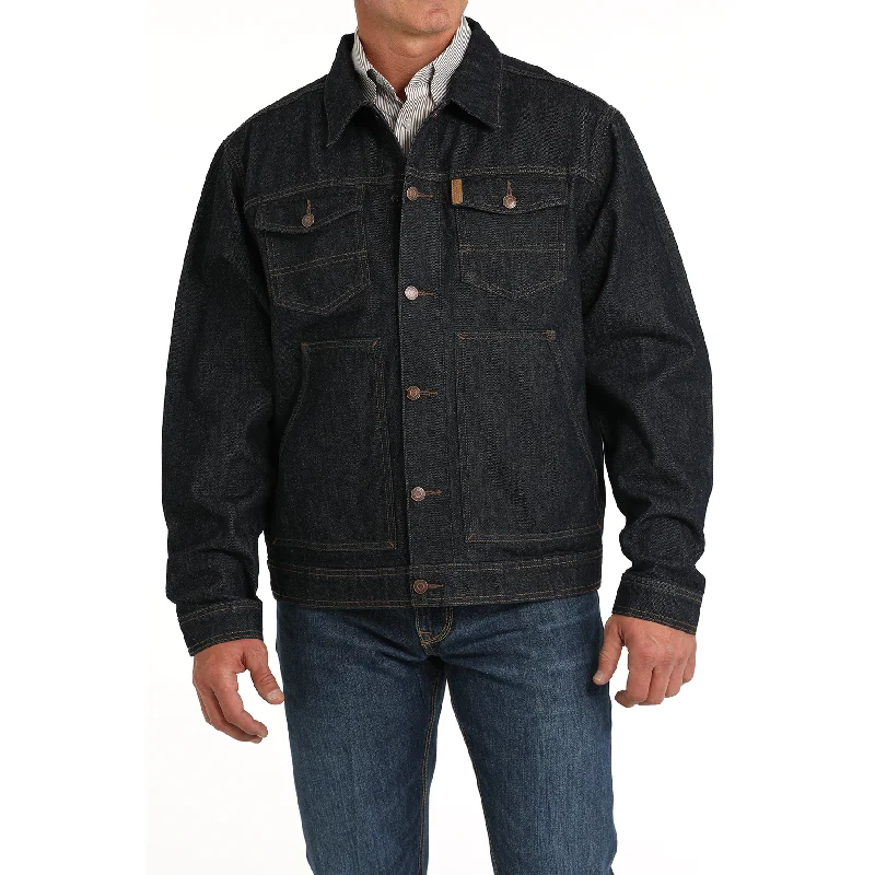 Cinch Men's Indigo Wash Button Down Denim Jacket MWJ1905001