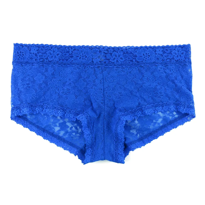 Plus Size Daily Lace Boyshort | Bold Blue