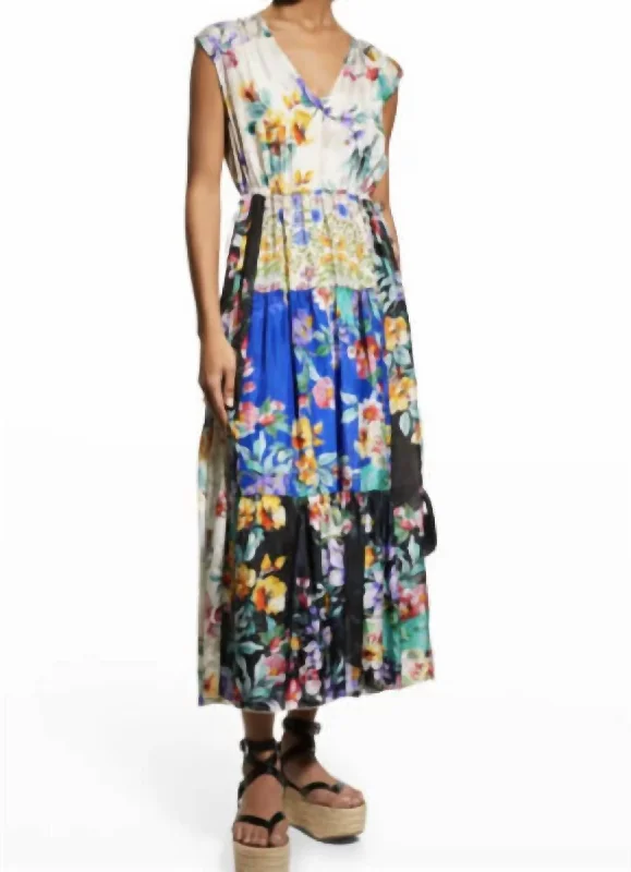 Sky Flower Natania Dress (Slip In Mti