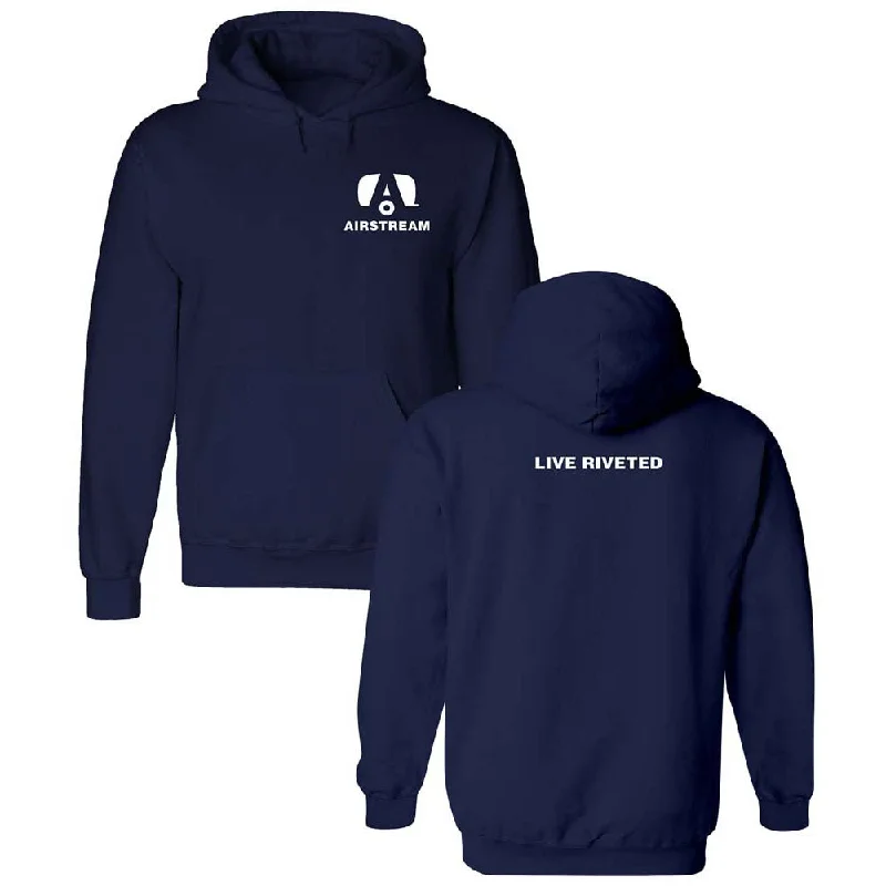 Airstream Trailer A Live Riveted Midweight Hoodie