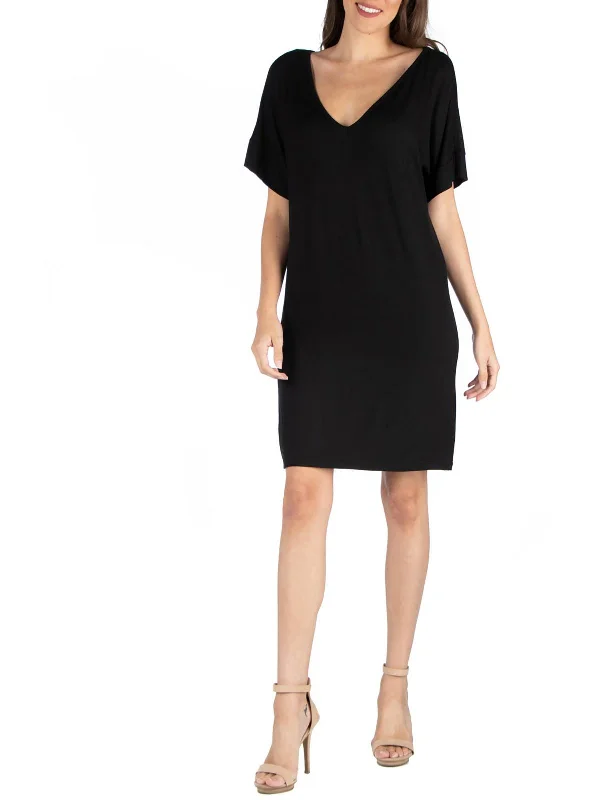 Womens Mini Loose Fit T-Shirt Dress