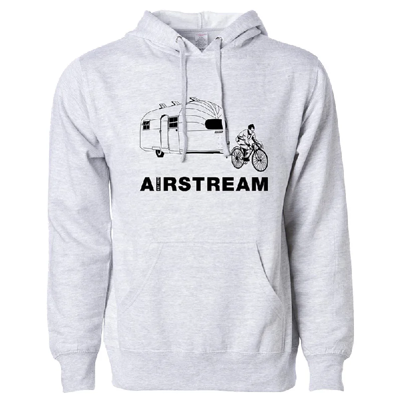 Bicycle Towing An Airstream Midweight Hoodie