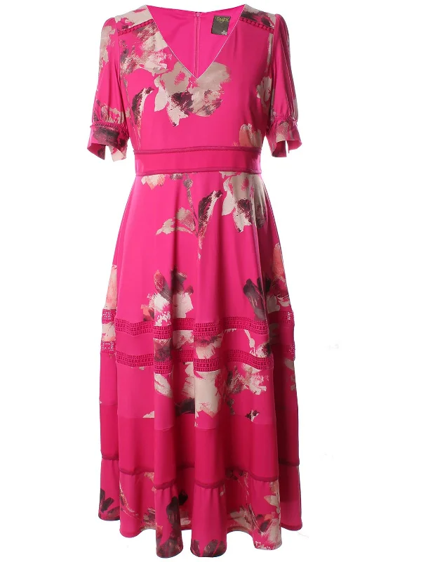 Womens Printed Long Maxi Dress