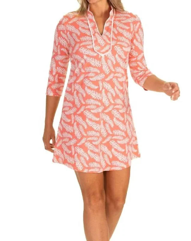 Performance Mia Dress In Leland Gal Pink Fern