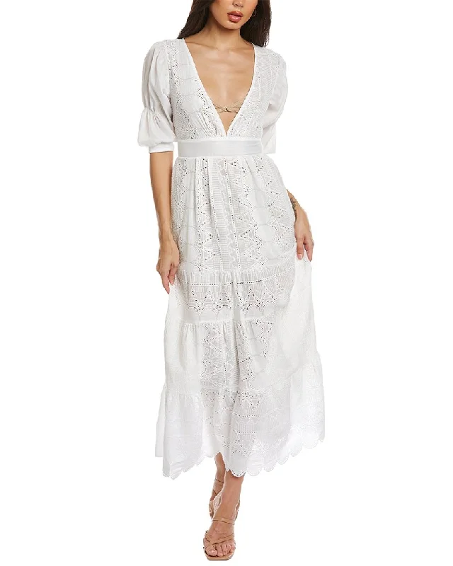 Colette Rose Eyelet Maxi Dress