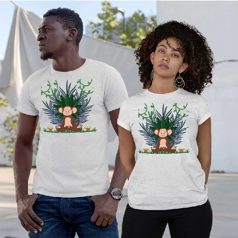 Jungle Monkey print t-shirts for women & men