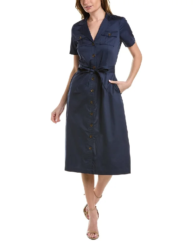 Brooks Brothers Tie Waist Shirtdress