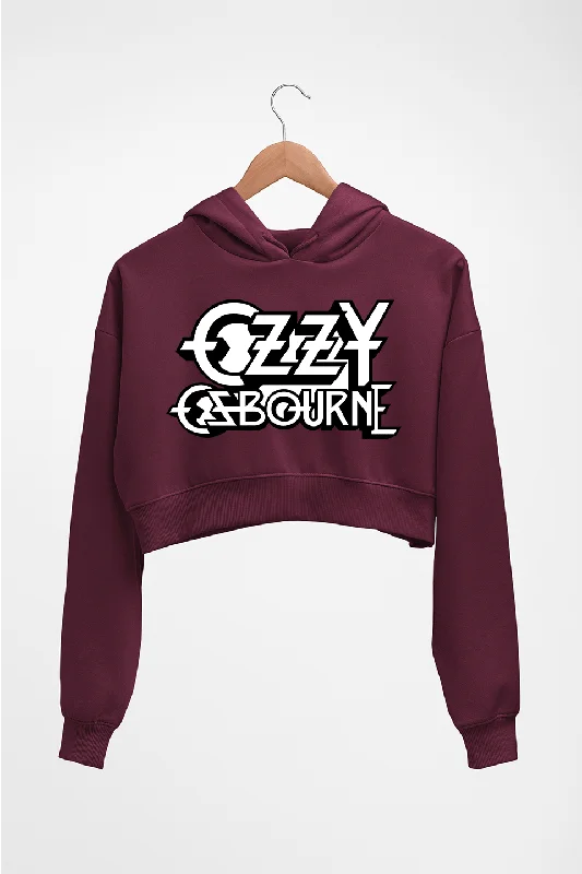 Ozzy Osbourne Crop HOODIE FOR WOMEN