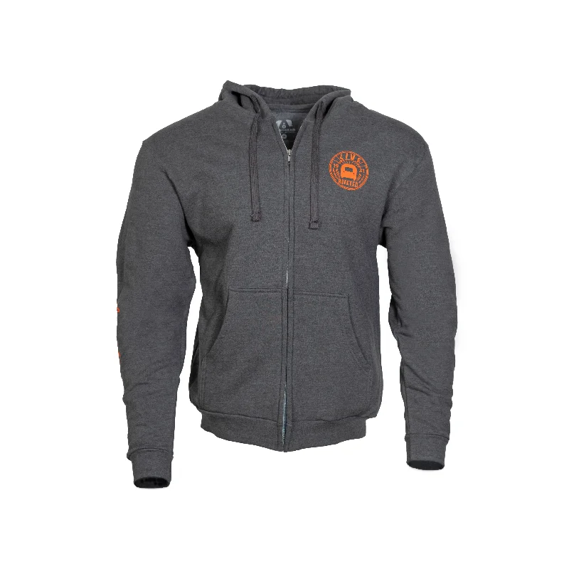 Airstream Live Riveted Circle Unisex Zip Up Hoodie