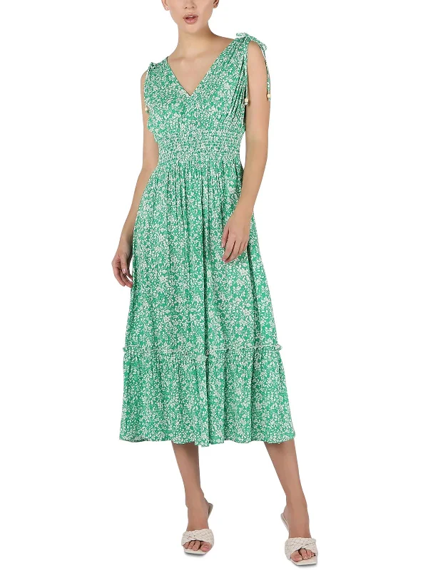 Womens Smocked Long Sundress