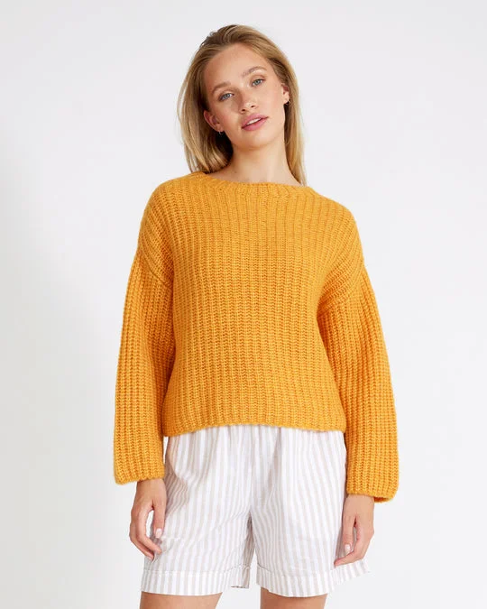 Holebrook Cajsa Sweater Bright Marigold