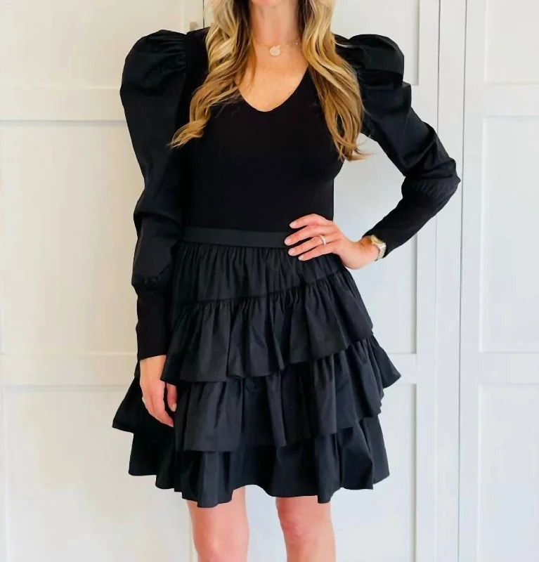 The Maddie Dress In Black