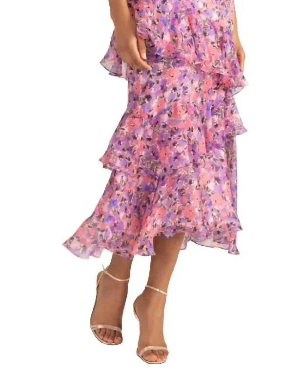 Priya Dress In Hibiscus