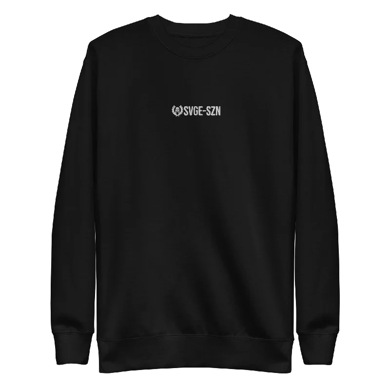 SVGE Unisex Premium Sweatshirt - Black