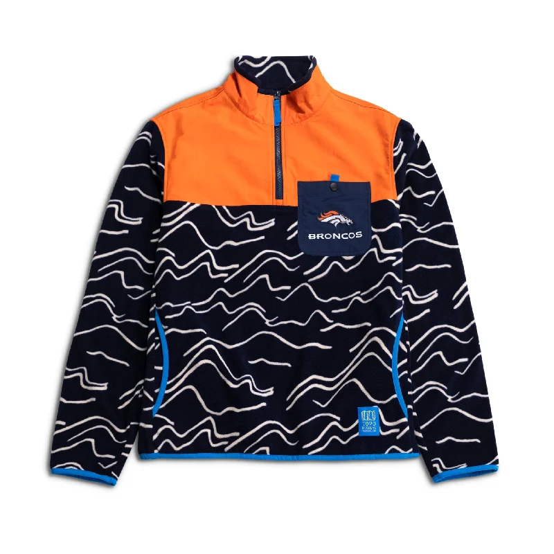 Topo Designs x Denver Broncos Vista 1/4 Zip Lightweight Fleece