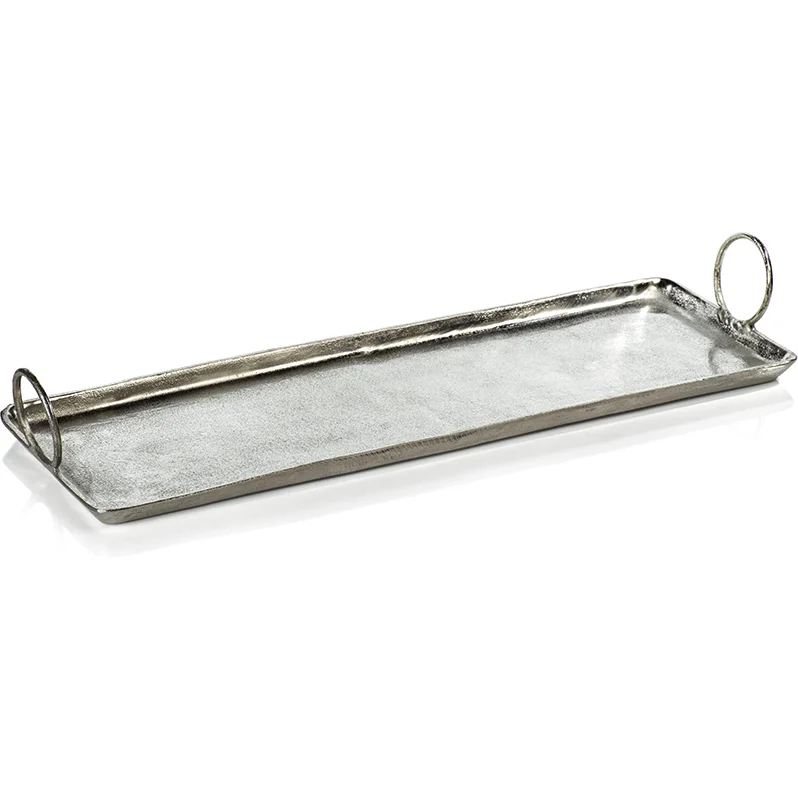 Tadao 30-Inch Long Raw Aluminum Tray