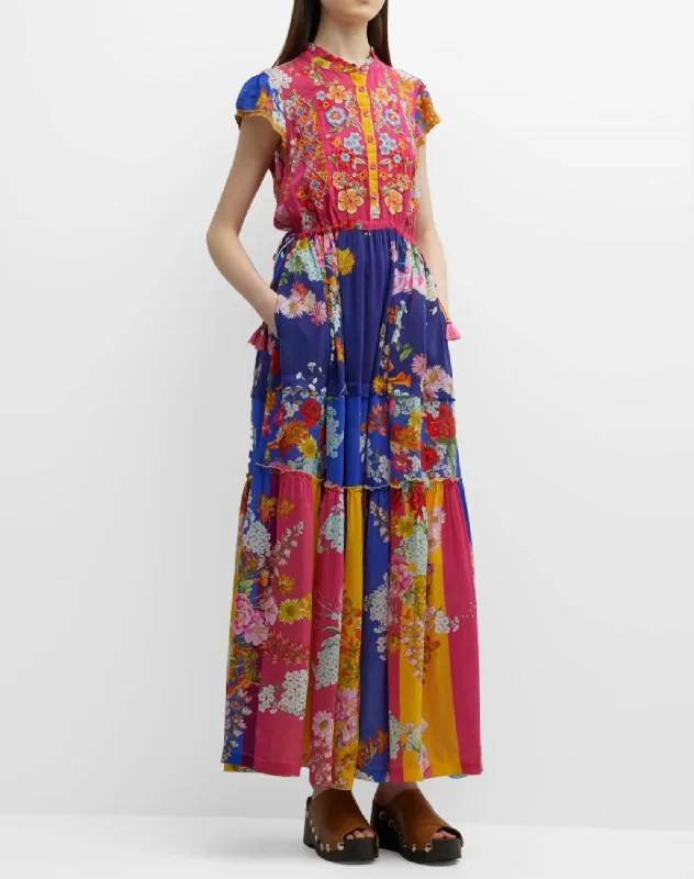 Printemps Dress With Slip In Multi